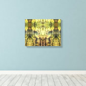 Toile Arbres jaunes Abstraits (Insitu (Plancher de Bois))