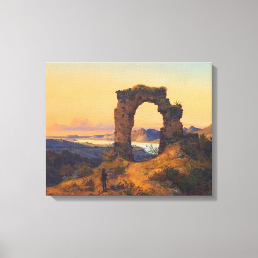 Toile Arc de Roland (par Andreas Achenbach) (Recto)
