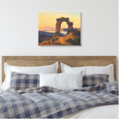 Toile Arc de Roland (par Andreas Achenbach) (Insitu(Chambre))