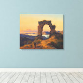 Toile Arc de Roland (par Andreas Achenbach) (Insitu (Plancher de Bois))