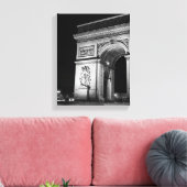 Toile Arc de Triomphe la nuit à Paris (Insitu(Salon))
