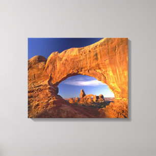 Toile Arc de Turret, Parc national des Arches, Utah, Éta