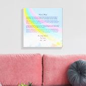 Toile Arc en arc-en-ciel Canvas enroulés Sympathie pour  (Insitu(Salon))