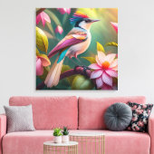 Toile Arc en arc-en-ciel Jay Imaginaire Bird (Insitu(Salon))