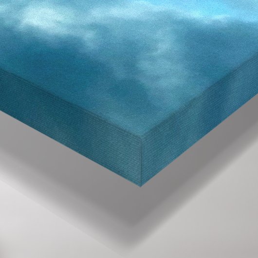 Toile "Arc en ciel après la tempête" (Coin(Bas))