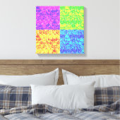 Toile Arc en ciel bulle envelopper pop art (Insitu(Chambre))