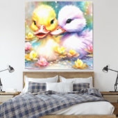 Toile Arc-en-ciel Canard 4 (Insitu(Chambre))