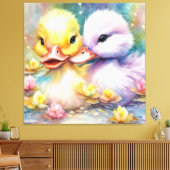 Toile Arc-en-ciel Canard 4 (Insitu(Salon))