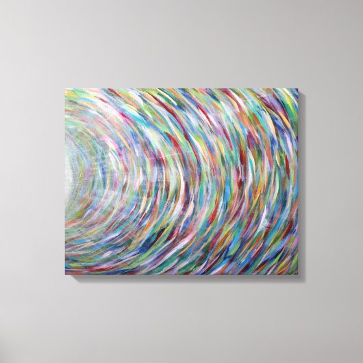 toile arc-en-ciel Impression de la peinture origin (Recto)