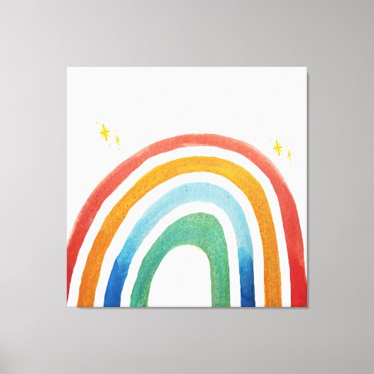 Toile Arc-en-ciel magique (Recto)