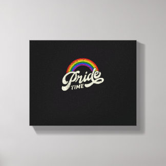 Toile Arc-en-ciel, temps de fierté, Débardeur LGBT