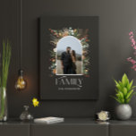 Toile Arc photo de famille aquarelle botanique élégant<br><div class="desc">Arche photo de famille aquarelle botanique toile élégante. Mariage idéal,  anniversaire,  anniversaire ou cadeau de Noël</div>