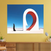 Toile Arcane du désert : Genèse de l'infini (Insitu(Salon))