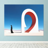 Toile Arcane du désert : Genèse de l'infini (Insitu (Plancher de Bois))