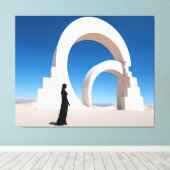 Toile Arcane du désert : Monolithes de la mémoire (Insitu (Plancher de Bois))