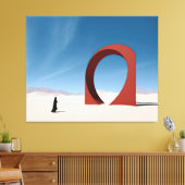 Toile Arcane du désert : Solitude du Sentinel (Insitu(Salon))