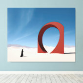 Toile Arcane du désert : Solitude du Sentinel (Insitu (Plancher de Bois))