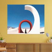 Toile Arcane du désert : Voile de Solitude (Insitu(Salon))