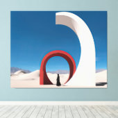 Toile Arcane du désert : Voile de Solitude (Insitu (Plancher de Bois))