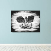 Toile Archange, Angel Uriel (Insitu (Plancher de Bois))