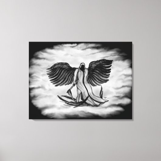 Toile Archange, Angel Uriel (Recto)