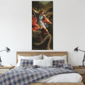 Toile Archange Michel et serpent maléfique (Insitu(Chambre))