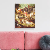 Toile Arche de Noé, détail du côté droit (Insitu(Salon))