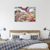 Toile Arche de Noé, illustration de 'Brevis Narratio' (Insitu(Chambre))