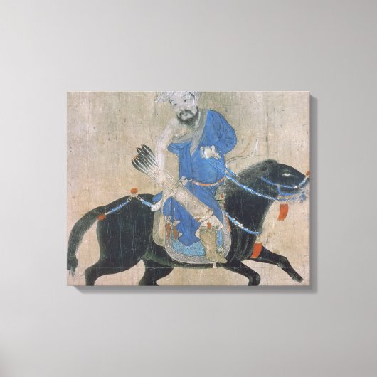 Toile Archer mongol à cheval (Recto)