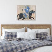 Toile Archer mongol à cheval (Insitu(Chambre))