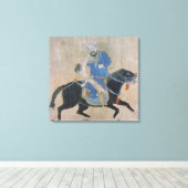 Toile Archer mongol à cheval (Insitu (Plancher de Bois))