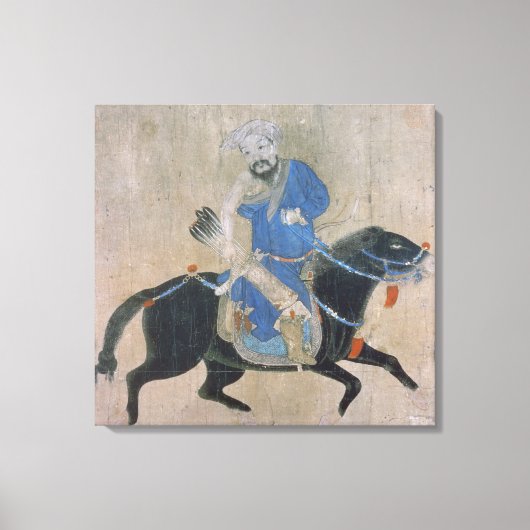 Toile Archer mongol à cheval (Recto)