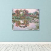Toile Arches à fleurs, Giverny - Claude Monet - c1913 (Insitu (Plancher de Bois))