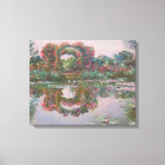 Toile Arches à fleurs, Giverny - Claude Monet - c1913 (Recto)