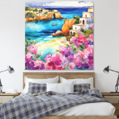 Toile "Arches Au Bord De La Mer" (Insitu(Chambre))