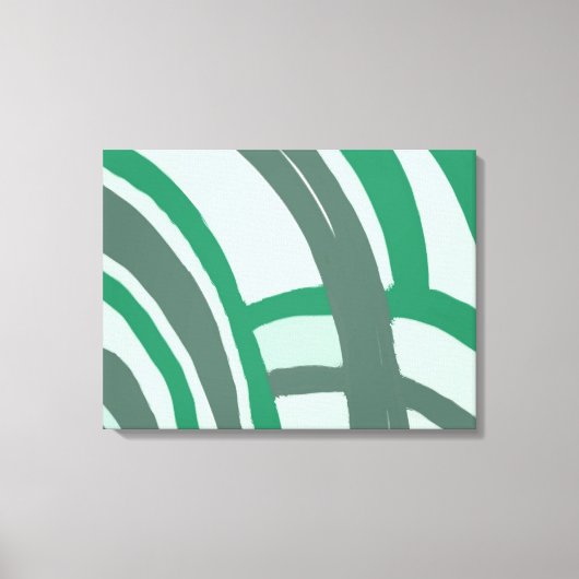Toile Arches en vert et gris (Recto)