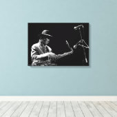 Toile Archie Shepp 1 par P. Baud Banlieues Bleues 2010 C (Insitu (Plancher de Bois))