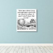 Toile Archimedes Lever (Insitu (Plancher de Bois))