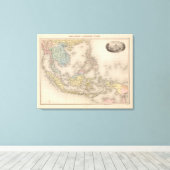 Toile archipel d'Asie d'Indochine (Insitu (Plancher de Bois))