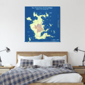 Toile Archipel de San Francisco, 200' de niveau de la me (Insitu(Chambre))