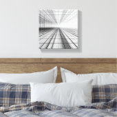 Toile architectural grid perspective, 3D wireframe art,  (Insitu(Chambre))