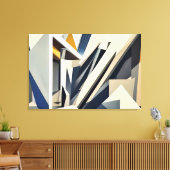 Toile Architecture Abstraite Dynamique (Insitu(Salon))