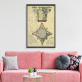 Toile Architecture Ancienne, Couronne de Capitale Décora (Insitu(Salon))