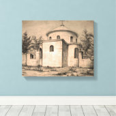Toile Architecture Ancienne église orthodoxe Dessin des  (Insitu (Plancher de Bois))