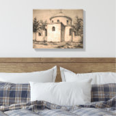 Toile Architecture Ancienne église orthodoxe Dessin des  (Insitu(Chambre))