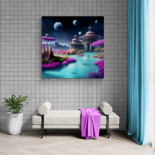 Toile Architecture cosmique