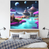 Toile Architecture cosmique (Insitu(Chambre))