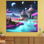 Toile Architecture cosmique (Insitu(Salon))