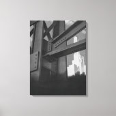 Toile Architecture de gratte-ciel en construction en aci (Recto)