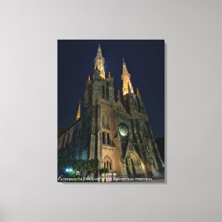 Toile Architecture de l'église cathédrale catholique rom